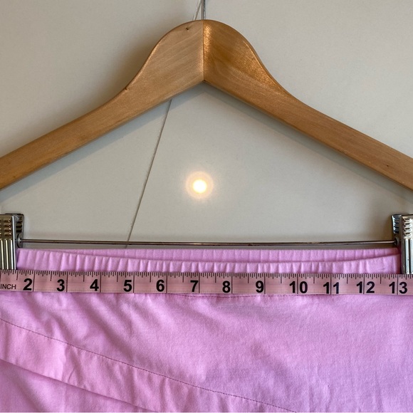 A line Skirt diagonal detail Pink Small - Picture 2 of 4